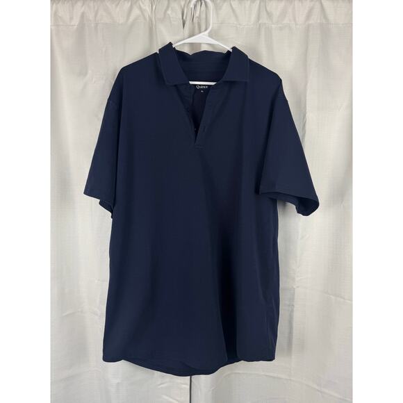 Quince Other - Quince Polo Shirt XL Organic Cotton Stretch Navy Quiet Luxury